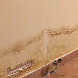 Kapillarfeuchte durch aufsteigende Feuchtigkeit